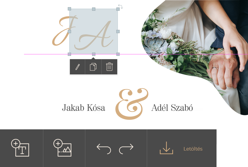 Új online esküvői szerkesztő!